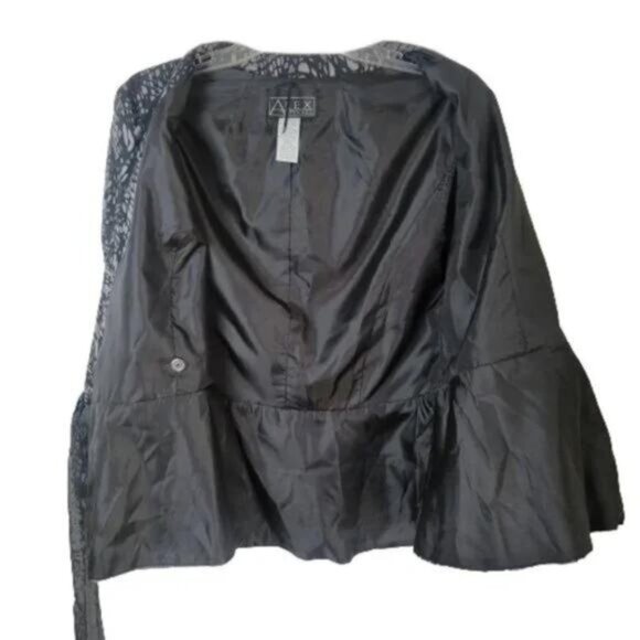 Alex Evenings Wrap Front Side Tie Evening Jacket - Picture 3 of 9